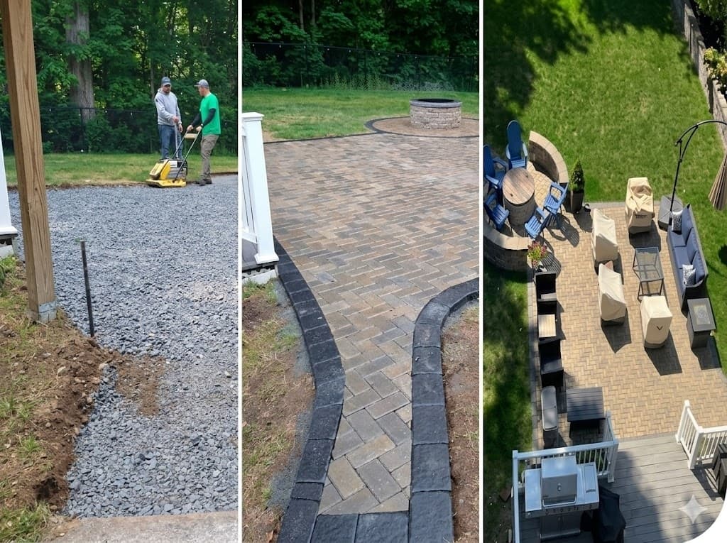 engineered patio base installation MetroWest MA